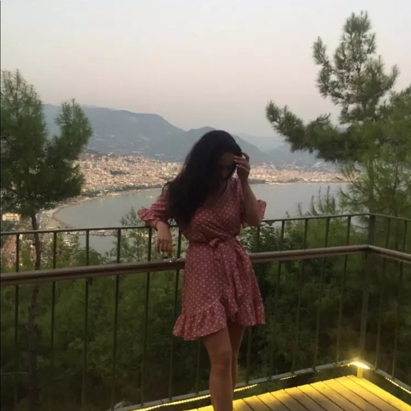 Pink polka dot dress - Picture 5 of 8